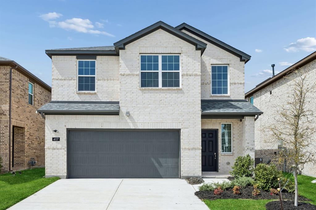 ** 2.99% FIXED RATE for a 30-Year Mortgage (3.75% APR) on Select Homes for a Limited Time Only, Plus $5,000 in Closing Costs Through the End of the Month When Using MCI Mortgage ** Brand New Construction by Megatel Homes! Lagoon life is coming to Santorini in Crandall ISD! Discover Santorini, a peaceful community found in Seagoville, that seamlessly blends suburban charm with rural tranquility, offering families a peaceful living experience Our master-planned community is designed to elevate your quality of life with beautifully landscaped spaces dedicated to fitness, wellness, and relaxation. Whether you're enjoying a drink at the swim-up bar, breaking a sweat in the state-of-the-art fitness center, or engaging in some friendly competition at our sixteen-lane bowling alley, coming home here is a daily retreat. Move-in ready and never occupied! Megatel's Dawson plan is a two-story, 1,793 square foot home featuring three bedrooms, two and a half bathrooms, a loft, and a two-car garage. This home is available with elevation A on a 40ft lot, showcasing a distinct and stylish exterior design.