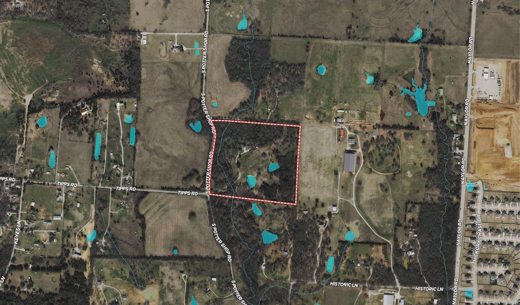 The Cross Roads L2 Ranch is a prime parcel located in the city limits of Cross Roads. Currently a primary residence, this ranch holds potential for future development in one of the last remaining rural areas south of Highway 380. Positioned along Potter Shop Road, the property has both access and frontage, with existing utilities in place.

LOCATION: The property is located in central Denton County inside the city limits of Cross Roads and 45 minutes from downtown Dallas. It sits just over half a mile south of Hwy 380, accessible from Potter Shop Road, approximately 7.5 miles east of Denton and east of Lake Lewisville. The area’s recent residential developments are located east of Naylor Road.

TOPOGRAPHY, RANGELAND & HABITAT: With over 1,000 feet of road frontage, this property offers versatile subdivision options. About 30% of the ranch comprises pastureland, featuring a mix of improved and native grasses on loamy soils. Mature trees, including oaks, border the pastures and improvements.

IMPROVEMENTS: The ranch features a charming brick home spanning approximately 2,650 sqft encompassing 3 beds and 2.5 baths, constructed in 1977. Adjacent is a spacious 30 x 40 two-car detached garage with a 700 sqft apartment including a bathroom and kitchenette. Additionally, a small barn and a new 20 x 15 loafing shed complement the property.

WATER: Mustang Special Utility District has confirmed the presence of a 4-inch water line along the west side of Potter Shop Road and a 2.5-inch line along the north side of Tipps Road. Roughly three tenths of a mile south of the property, there’s a 6-inch water line at the intersection of Potter Shop Road and Millcreek Road. Moreover, the property features two reliable ponds and a seasonal creek.

ELECTRICITY: The area is serviced by Denton County Electric.

MINERALS: Some mineral rights are available separate from the land contract.

OTHER:There are multiple contiguous properties currently being marketed.