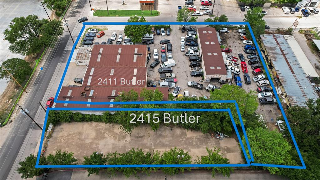 10,500 SF vacant IR-zoned commercial lot in the Dallas Medical District. Previously used for customer parking. Near Parkland, UT Southwestern, and Children's Medical Center. Priced to sell with adjacent 2411 Butler, offering a unique assemblage opportunity for developers and investors seeking a larger redevelopment site.