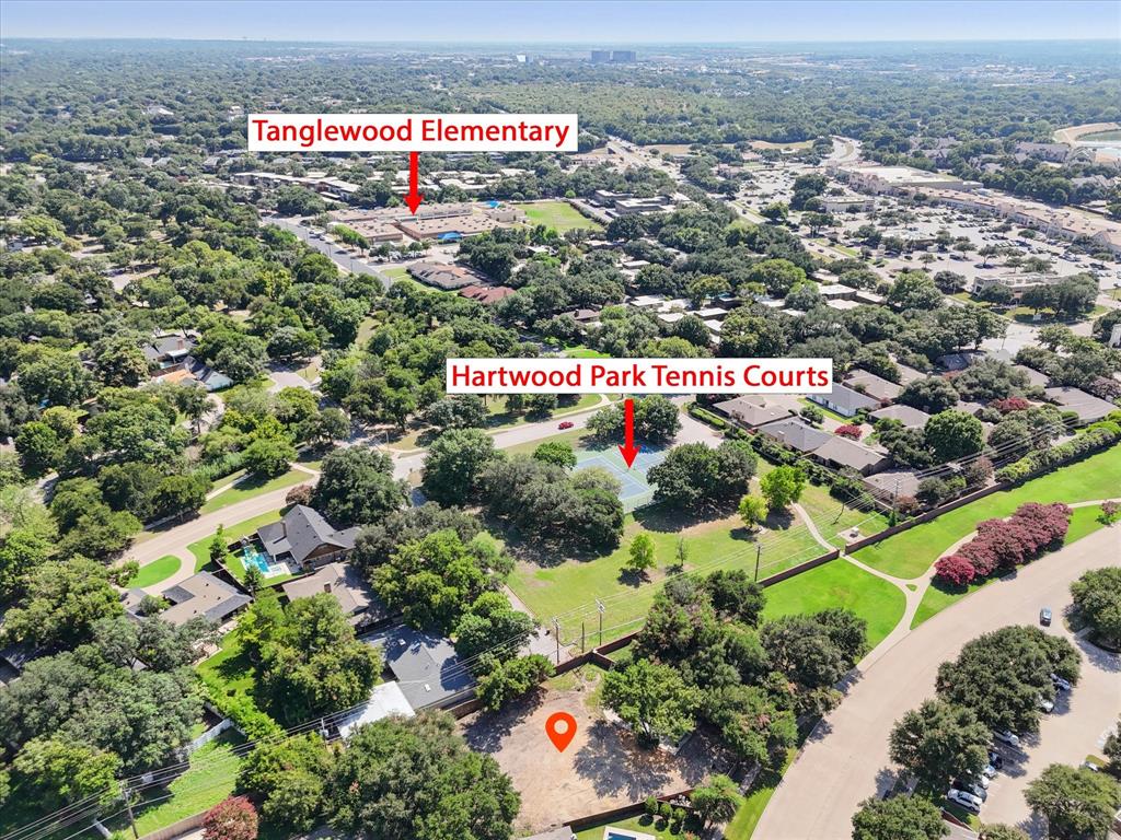 This plot of land located in the heart of 76109 in gated and guarded Stonegate neighborhood is ready for your custom home build. This large site offers fully grown oak trees, swimming pool ready for remodel and a wood privacy fence on a quiet cul de sac. With close proximity to TCU, Tanglewood Elementary, Trinity Commons, and Clearfork shopping center, you will be surrounded with convenience. Come build your new dream home on this level building site in Stonegate Addition. Take your first right after entering gate, then a second right and left on Oakbriar Trail. **please do not walk past pool gate**