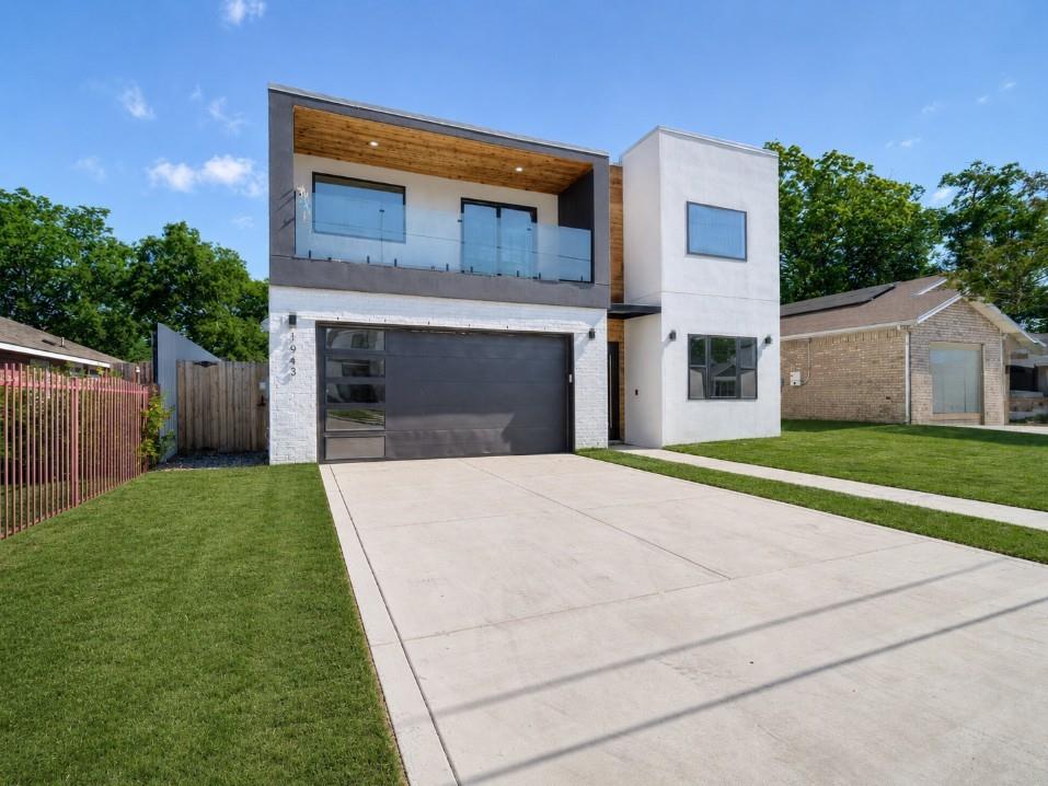 Modern Luxury Just Minutes from Downtown – Come Experience This Stunning Contemporary Home in Person. Over 2,900 square feet of thoughtfully designed living space, this impressive residence combines striking modern style with exceptional everyday comfort. Featuring 4 spacious bedrooms and 4 full bathrooms, including 3 private bedroom suites, it provides the flexibility today’s buyers want for entertaining, working from home, accommodating guests, or enjoying added privacy.

Step inside to discover soaring ceilings, dramatic floating stairs, and an open layout highlighted by clean architectural lines. A crisp white interior is complemented by bold black and elegant gold finishes, creating a sophisticated, high-contrast look.

At the center of the home is a showstopping kitchen featuring a quartz waterfall island with an electric cooktop, vent hood, built-in wine fridge, and a walk-in pantry that offers abundant storage.

The living room is perfect for relaxing or entertaining, centered around a striking black fireplace that makes a memorable statement. Upstairs, you will find 3 generously sized bedroom suites, each with its own bathroom and ample closet space. The impressive primary suite easily accommodates a king-sized bed along with a sitting area or office space. Its luxurious bath includes a soaking tub, glass-enclosed shower, dual sinks, and elegant fixtures, while the custom walk-in closet offers smart storage and a full-length mirror.

The 2 additional bedroom suites are ideal for family members, guests, or roommates, providing everyone with comfort and privacy. 

On the main floor, the fourth bedroom and full bathroom provide outstanding flexibility as a guest room, in-law space, or home office. Outside, the oversized backyard is ready for your future outdoor enjoyment. Homes with this level of style, space, and flexibility are best appreciated in person—schedule your private tour and come see everything this exceptional home has to offer.