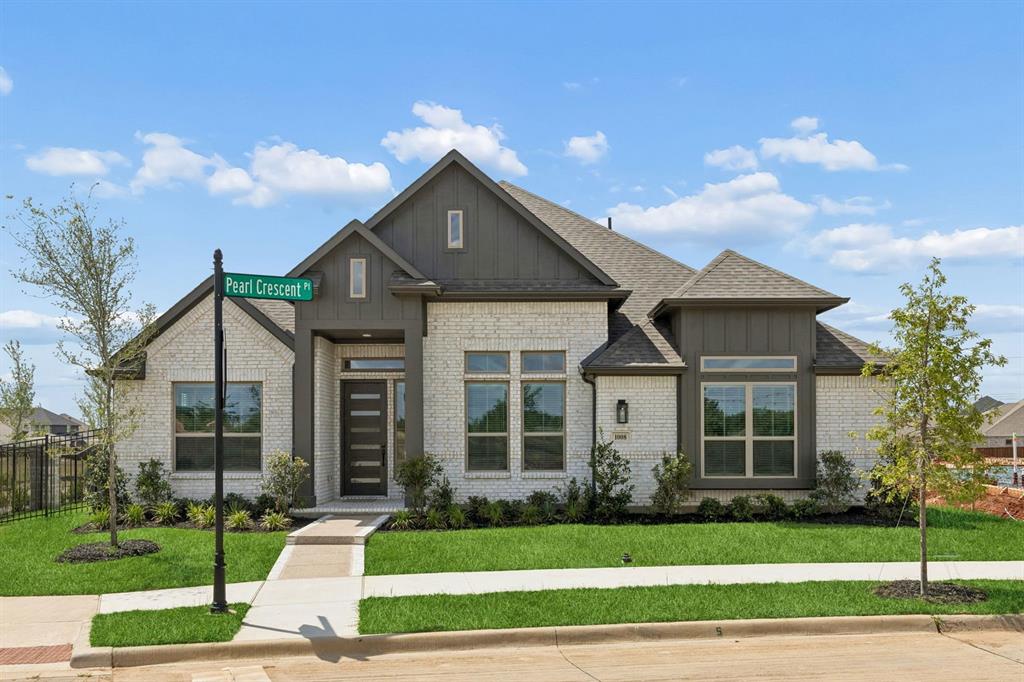 MLS# 21293233 - Built by Chesmar Homes - Ready Now! ~ This stunning new construction single-family residence in the desirable Karis subdivision showcases a spacious 2,913 sq. ft. layout with 4 primary bedrooms and 4 bathrooms (3 full, 1 half). Designed for modern living, the open floorplan features two generous living areas, a designated dining area, and a cozy electric fireplace. High ceilings and decorative lighting enhance the inviting atmosphere, while the pantry and sound system wiring add convenience and luxury.  The traditional style home is built on a slab foundation and boasts elegant wood and carpeted floors throughout. Enjoy the outdoors from the covered patio, and benefit from central heating and cooling for year-round comfort. Located within the Crowley ISD, this property is set to be completed by November 17, 2025. Don’t miss the opportunity to make this exquisite residence your own!
