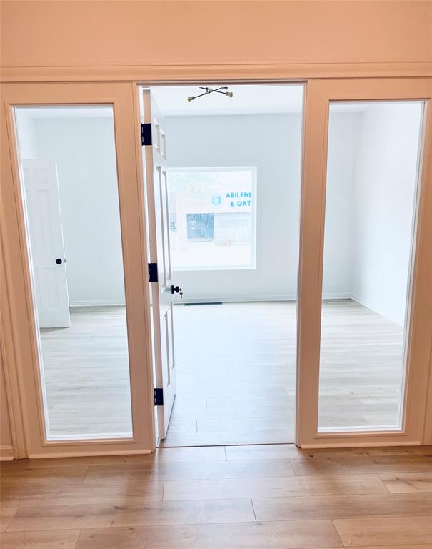 16' x 16' foot private studio with a private bathroom at Peacock Plaza. The studio has access to a common lounge, common break room and common patio. Landlord pays all utilities, taxes, insurance and provides high speed internet. Keyless entry into the main building, off-street parking lot.