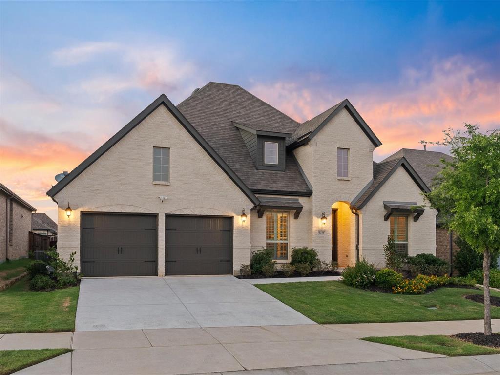 A rare find modern white brick one story home with almost 3,000 sqft on a 60 ft lot features an exceptionally designed floor plan built by American Legend Homes. With an impressive front elevation, this home has 4 bedrooms, 3.5 baths, a media room, and a 3-car garage, an outdoor living space with fantastic backyard are perfect for entertaining.
 
Step inside to find a warm & inviting home office, extensive hardwood flooring, an elegant dining room that sets the tone for memorable gatherings. The family room captivates with its vaulted ceiling & charming fireplace, flowing effortlessly into a chef’s kitchen crafted for culinary enthusiasts. Here, you’ll find exquisite white granite countertops, a generous island, stylish white cabinetry, a subway tile backsplash, a corner pantry, stainless steel appliances including a 5-burner gas cooktop & a spacious breakfast nook perfect for casual dining.
 
Retreat to the magnificent master suite, complete with high ceilings & a luxurious spa-like bathroom featuring dual granite vanities, a custom framed mirror, a relaxing soaking tub, a separate shower & a large walk-in closet. In addition to the master, there are three spacious bedrooms, two full baths & an incredible media room, perfect for movie nights or gaming.
 
Enjoy long summer days on the oversized covered patio, in a pool-sized backyard with fantastic landscaping. Additional features include plantation shutters, upgraded lighting, custom paint colors & epoxy flooring in the garage.
Fantastic location. Wildridge offers a lifestyle unlike any other, with access to lakeside amenities including canoes, stocked fishing ponds, scenic trails, playgrounds, resort-style pools & a full calendar of community events.