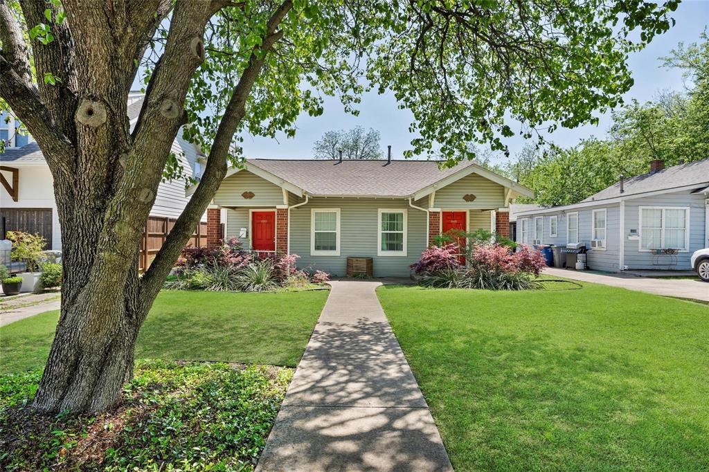 Rare duplex opportunity in the heart of 75206, priced for the lot. Sitting on 9,250 sq ft (0.2120 acres) in the highly sought-after Lower Greenville, this property offers two distinct plays for the right buyer. For the builder: This is the lot you've been waiting for. Single family new construction is the dominant redevelopment pattern in this pocket of East Dallas, and this oversized lot delivers the footprint to do it right. Income from both units covers carrying costs while you plan and permit. For the owner occupant: Move into one side and let the other pay your mortgage. Both units are mirrored 1 bed 1 bath layouts (appox 768 sqft each) with hardwood floors. Major capital improvements completed across both units include: foundation upgrades, new split unit AC and heat, new 200 amp electrical panels, new tankless water heaters, and new stainless appliances throughout (range, refrigerator, dishwasher) including stackable washer and dryers. This is a turn-key asset, not a project. One unit is on a standing lease at $1,650 per month. The other is month to month at $1,650 per month, with a tenant willing to stay on or vacate at closing. Photos shown are of one unit, the other is a mirror layout with similar finishes. Tandem off street parking in driveway. City water and sewer. 
Don't wait, lots like this in 75206 don't sit.
