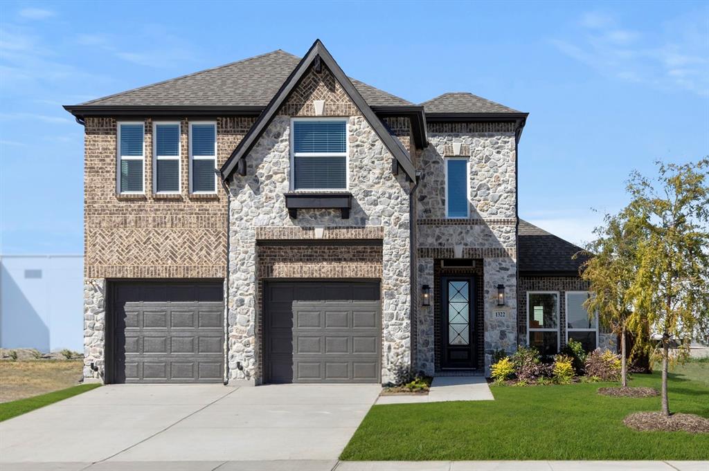 MLS# 21090623 - Built by First Texas Homes - Ready Now! ~ Discover this impressive two-story home offering 2,713 sq ft of thoughtfully designed living space. The grand entry welcomes you with a soaring vaulted ceiling and an elegant spiral staircase, setting the tone for the spacious family room highlighted by a striking floor-to-ceiling tile fireplace. The gourmet kitchen features premium appliances, sleek countertops, and abundant cabinetry, seamlessly connecting to a formal dining room—ideal for entertaining. With four bedrooms, three and a half baths, a dedicated study, and a two-car garage, this home blends luxury and comfort. Schedule your tour today!