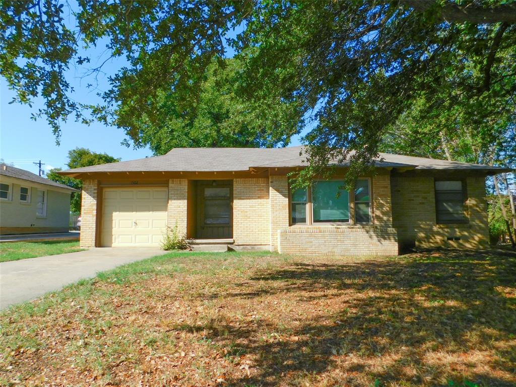 One-story, three bedroom, one bath home centrally located in Denton. Original wood floors throughout. This home features built-in cabinets in the master, ceiling fans, and a large shad back yard with plenty of shade. Refrigerator included. Close to UNT, TWU, Razor Ranch, University Drive and the historic Downton Denton square.