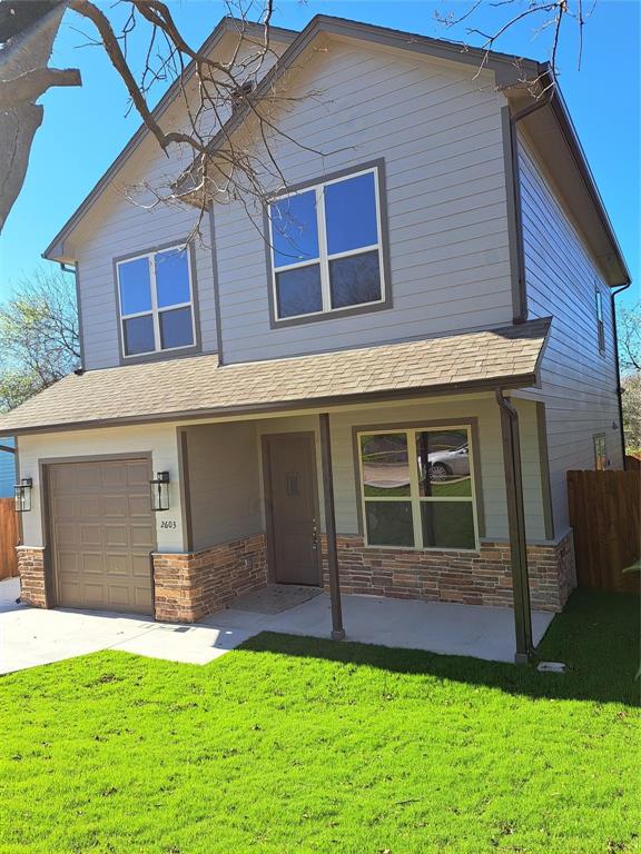 This property is a must see. Located near Fort Worth’s world-famous Stockyards, Rockwood Golf Course, Fort Worth’s Panther Island and near downtown Fort Worth. These 3 bedrooms, 2 full bathrooms and 1 half bathroom downstairs newly built host plenty of upgrades, Kitchen with beautiful granite countertops, niche, custom cabinets, stainless steel appliances, gutters, full size washer and dryer room, two thermostats for easier temperature control on each floor, etc... and a front and back porch to relax.