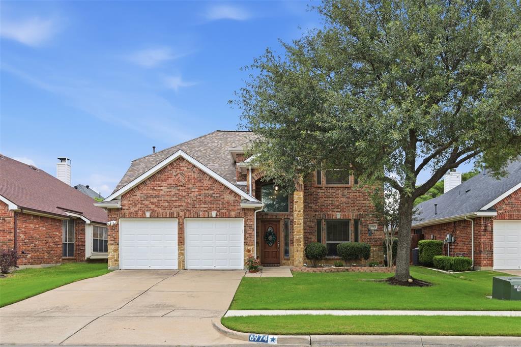Welcome to this beautifully updated home nestled in the heart of Grand Prairie, just moments from the lake and zoned for highly sought after Mansfield ISD. Offering the perfect blend of comfort, style, and location, this property is ideal for those looking to enjoy both everyday living and outdoor recreation.

Inside, you’ll find a thoughtfully refreshed interior featuring rich wood flooring, abundant natural light, and a modernized kitchen with freshly painted cabinetry that brings a bright, inviting feel to the space. Front office can also serve as a dining room. Bonus storage room added above the garage. Major system updates provide peace of mind, including a new roof with ridge vent (2020), replaced windows, front door, and patio door (2017), and both HVAC units updated (upstairs in 2022 and downstairs in 2025). 

Step outside to your private backyard retreat, complete with a 2024 patio addition featuring a covered area, extended slab, and low-maintenance turf - perfect for entertaining or relaxing year-round.

Located near the lake, you’ll enjoy easy access to scenic views, walking trails, and outdoor activities, all while being part of a well-regarded school district. This home truly offers the best of convenience, updates, and lifestyle. Poker table negotiable