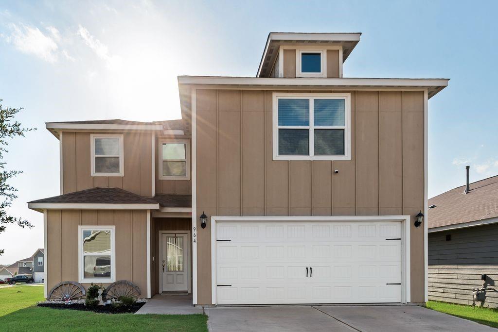 Welcome to 964 American Flyer Blvd, a spacious 5-bedroom, 2.5-bath home on a corner lot nestled in the desirable Vista West community of Fort Worth. Move In Ready! Priced well Below what the builder is currently charging for this floor plan. This thoughtfully designed home features an open kitchen that flows seamlessly into the living room, creating the perfect space for everyday living and entertaining. The expansive primary suite offers a private retreat with an en suite bath that includes a separate shower, soaking tub, and a large walk-in closet for added convenience. Upstairs, you’ll find a versatile loft space—perfect for a game room, office, or additional lounge area. Enjoy a fully fenced backyard, ideal for outdoor gatherings or relaxing evenings at home. This home is close to major highways, shopping, and dining. Experience comfort, space, and convenience all in one welcoming neighborhood.