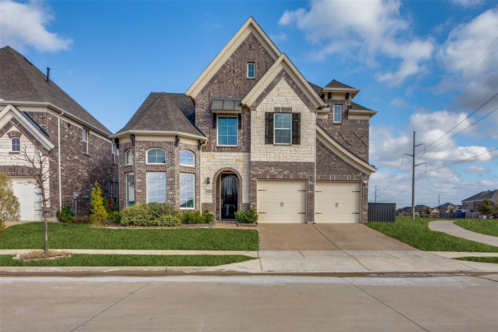 Spacious home by Grand Homes located in one of the area’s most sought-after neighborhoods, Prairie Ridge! This move-in-ready property offers outstanding curb appeal with stone accents and a bright, open-concept layout designed for comfortable everyday living and effortless entertaining.
The spacious kitchen is a true centerpiece, featuring quartz countertops, custom cabinetry, stainless steel appliances, a gas cooktop, large island, and butler’s pantry — all flowing seamlessly into the dining and living areas. A versatile downstairs media room provides the perfect space for movie nights, game days, or relaxing with family. Upstairs, the private primary suite serves as a peaceful retreat with dual vanities, a separate glass-enclosed shower, and generous closet space. Energy-efficient features include 12-inch attic insulation, radiant barrier, and low-E windows for enhanced comfort and savings. Select furnishings — including bedroom furniture, living room seating, media room furnishings, and dining table — may be negotiable with an acceptable offer. Refrigerator, washer, and dryer will convey. Conveniently located near community amenities, walking trails, parks, and neighborhood pool, this home combines style, comfort, and flexibility in a rapidly growing area.

Selling Broker, Selling Agent, and Buyer must verify all information.