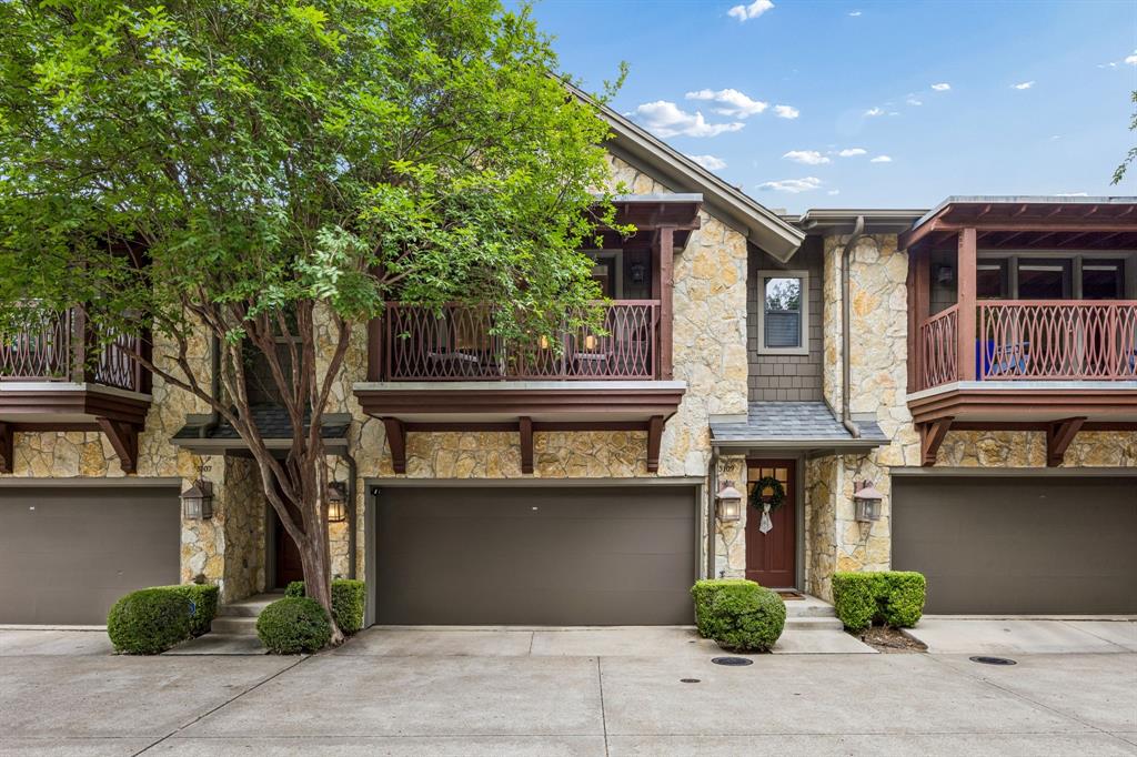 Experience refined city living in this beautifully updated two-story residence, nestled within a private gated enclave perfectly positioned for quick access to the Medical District, Love Field, Uptown-Downtown as well as shopping & dining at Lovers Ln and HP Village. The heart of the home is a light-filled, open-concept living area featuring soaring vaulted ceilings, rich hardwoods, and seamless flow to a private balcony.

The chef’s kitchen has been reimagined for 2026 with sleek quartz countertops, a classic farm sink, modern hardware, and freshly painted cabinetry. The primary suite serves as a true retreat, boasting dual vanities, a spacious walk-in closet, and a spa-like bath with both a soaking tub and a separate shower. On the first floor, a generous secondary bedroom suite offers privacy for guests or a quiet home office, with direct access to the patio.  

The entire interior has been refreshed with a crisp, neutral palette, enhancing the home's airy architectural lines. Additional highlights include an attached 2-car garage and a private first-floor patio perfect for pets. Step outside to enjoy the community pool just feet from your door. This is low-maintenance luxury in one of Dallas proper’s most central hubs.