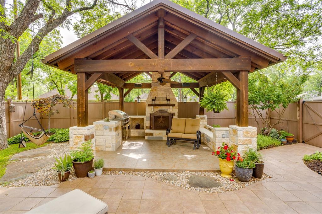 On the market for the first time ever, this beautifully maintained Pecan Plantation home has been loved by the same owners since its construction in 1992 and has undergone extensive renovations and thoughtful updates throughout. From the concrete circle drive to the inviting curb appeal, this property offers a rare combination of pride of ownership, comfort, and timeless style.

Inside, the home features wood floors, plantation shutters, solar screens, walk-in closets, and a well-appointed kitchen with granite countertops,  island, custom cabinetry, double ovens, and a warming drawer. A whole-home Sonos sound system adds another layer of comfort and convenience, making the home equally suited for everyday living and entertaining. The newer roof and extensive updates provide peace of mind, while the classic finishes create a warm and welcoming feel throughout the home.

One of the standout features is the oversized backyard with a secondary courtyard, offering plenty of room for kids, pets, and guests to enjoy. The private courtyard creates an inviting outdoor living space complete with landscaping, a covered pergola, and a wood-burning fireplace—perfect for relaxing evenings, entertaining, or enjoying the peaceful setting.

Located in Pecan Plantation, this property offers a rare opportunity to own a well-cared-for home with space, character, and meaningful updates in one of Granbury’s most established neighborhoods.
