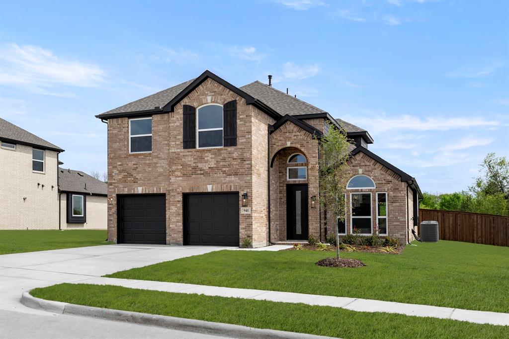 MLS# 21191152 - Built by First Texas Homes - Ready Now! ~ The Caroline 2F makes a strong first impression with a dramatic staircase just inside the entry, and the feeling only gets better from there. In this 4 bedroom, 3 bath home, the main level opens into a bright family room with a vaulted ceiling and a floor to ceiling tiled fireplace that gives the whole space a polished, finished look. The layout is practical without feeling ordinary. Two bedrooms and two full baths are located downstairs, including the primary suite, which keeps daily living easy and convenient. The kitchen connects naturally to the family room, so the main living spaces feel open and connected without losing definition. Upstairs, two oversized secondary bedrooms sit alongside a large game room and a dedicated media room. There is room here for movie nights, homework, guests, and the kind of everyday clutter that needs its own space. With 2,683 square feet, a 2 car garage, and a large homesite with no rear neighbors, the home gives you both breathing room and privacy. Located in Grayhawk Addition in Forney, this move in ready home is part of First Texas Homes’ Classic Series and is priced at $607,645. If you have been looking for a home that feels open, comfortable, and thoughtfully planned, Caroline 2F is worth seeing in person.