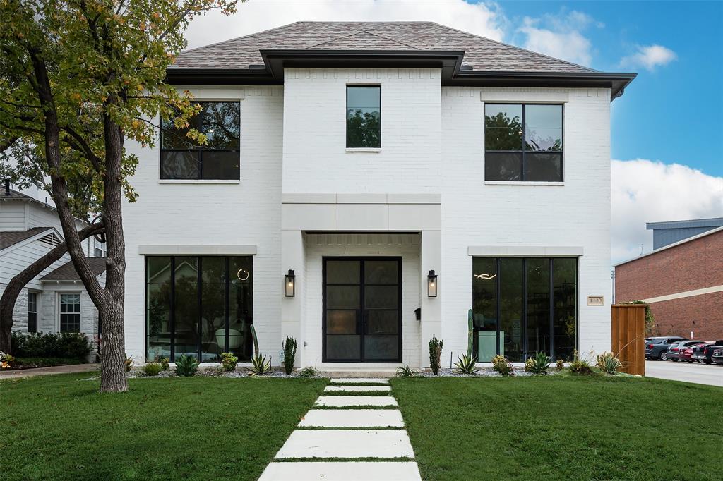 Beautiful 5 bd 4.1 ba contemporary home situated on 52x142 corner lot in HPISD! Enter into spacious foyer flanked by light-filled office on right & dining rm on left, both ft floor-to-ceiling windows overlooking manicured front yard. Mudroom & half ba located in heart of 1st floor leading into open layout of living rm w electric fpl & gourmet kitchen w built-in SS appliances. Adjacent to kitchen is convenient Butler’s pantry equipped w electric stovetop & ample storage, plus oversized pantry. Relax in sun rm located at back of home off living rm. Retreat to upstairs primary suite w sitting area, dual sinks, sep shower, and lg closet w built-ins. 2nd floor also ft game rm w 2 oversized storage closets, 3 addl ensuite bdrms w walk-in closets, & utility room w sink & built-ins. 5th bdrm w direct access to primary bath w large walk-in closet. Home is complete w grassy backyard & 2-car gar. Steps away from HP High School, this home has everything to offer & is perfect for a growing family!