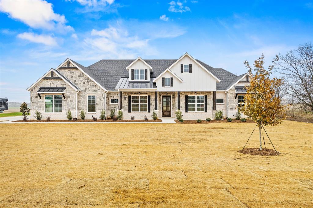 Beautiful 4-bedroom, 3-bath custom home with a dedicated study, situated on 1.5 acres in Sanger, Texas. Designed with space and functionality in mind, this thoughtfully laid-out floor plan offers generous living areas filled with natural light and scenic views of the surrounding property.
Luxury finishes, stunning woodwork, and exceptional craftsmanship set this home apart. The open-concept design creates a seamless flow for everyday living and entertaining, while the private study provides the perfect space for working from home or a quiet retreat.
Enjoy the peace of country living with room to spread out, while still being conveniently located near town amenities, shopping, dining, and major roadways. The perfect balance of privacy, space, and accessibility. Information deemed reliable but not guaranteed. Buyer and buyer’s agent to verify all information, including square footage, room sizes, schools, taxes, HOA, and any other pertinent details. Pictures are of previous built home. Finish outs may vary. Contact your realtor or TGC Custom Homes to confirm completion.