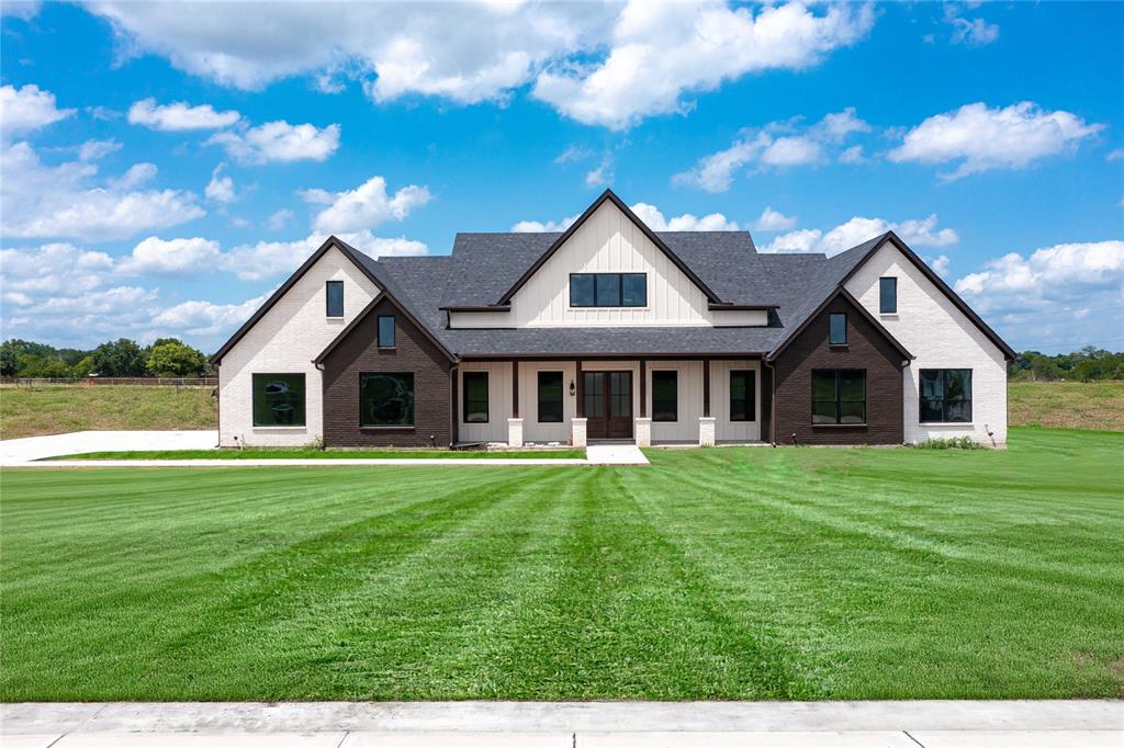 Stunning New Construction on 1 Acre by Powers Heritage Homes— Welcome to the beautifully designed the Olivia floor plan, offering 3257 square feet of thoughtfully crafted living space on a full 1.0-acre lot. This 4-bedroom, 3 .5 bath home with a spacious game room blends luxury, comfort, and functionality — perfect for modern living and entertaining. Step inside to soaring tray ceilings in the family room, primary suite, office and flex room, adding architectural interest and an airy, upscale feel throughout. The gourmet kitchen is the heart of the home, featuring premium finishes. The private primary suite offers a relaxing retreat, while three additional bedrooms provide flexibility for guests, games, or hobbies. Full mudroom with separate utility room. 3- Car garage with loads of space and storage.  Enjoy the space and freedom that come with a full acre — perfect for outdoor living, pool, shop or future additions, or simply soaking in the wide-open Texas skies. Don’t miss this opportunity to own a brand-new home with acreage, style, and top-tier design , schedule your showing today! Estimated Completion: June 30th.