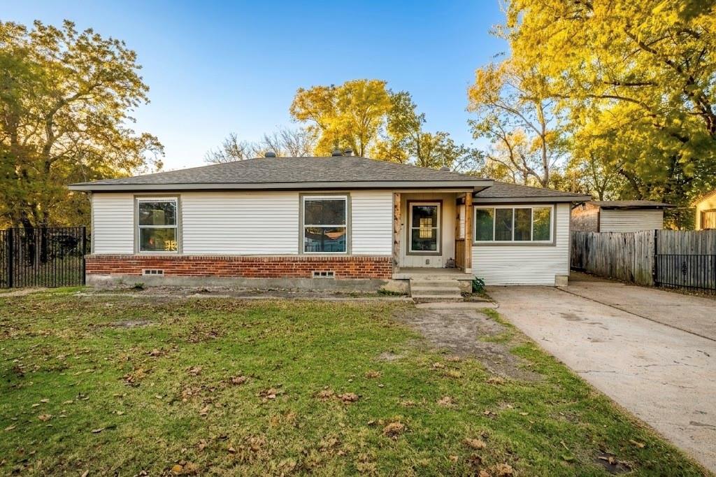 MOVE-IN READY! Quick downtown access. Flexible Set-up perfect a large family-generational living-roommates. Feels like 2 homes in 1, bedrooms are on the complete opposite sides of property. Corner lot w.Alley access on over a quarter-acre, 2 front doors, 2 Kitchens, 2 Separate backyards, 2 Separate Full Bathroom, 2 Primary Rooms, & 2 Separate Driveways to fit around 8 Vehicles, Bring your work trucks & toys, lots of room for a carport. Large Flexible Structure to be hobby room or extra storage on concrete slab! Flexible living, whether you move in or lease it out. New Large Windows throughout, Newly Reinforcement Foundation w.New Foundation for addition, Completely New Electrical system, New pipes in existing structure, New plumbing in addition, New Roof overlay, Newer Water heater, New Iron Tall fencing, Recently poured Driveway & sidewalk installation, New Paint, New Drywall, New can lighting, 2inch hardwood floor is the original vintage wood, NO Carpet. You can operate 30+ day mid-term furnished rental. Walk to Library, Grocery stores, Post Office, Convenience store, Local restaurants, Parks! Mature older neighborhood: bigger lots, mature trees, established streets. Transit Center (DART Rail & Bus Hub) — less than 10 minutes away, providing direct rail service to Downtown Dallas and convenient bus routes throughout Southeast Dallas. Quick access to I-635 (LBJ Freeway), I-20, and US-175 connects residents to major employment centers in 15–25 minutes. Seller leased 1 side for $1,500 & 1 side of $1,800 on year lease!