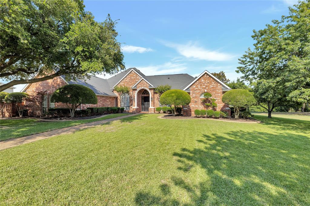 Beautiful 4 BR 3.5 bath including 3 living areas which can be used as study or game rooms, 2 dining areas, 3 car garage with opener with lots of area for parking.  This home is located in sought after Sunnyvale ISD.  This approx. 4,000 sq.ft. home sits on a cul-de-sac lot with more than .50 acres with a beautiful sparkling pool & spa & lush landscaped.  The private master suite has an ensuite bath with jetted tub, separate vanities & a large closet with built-ins.  Enjoy the exterior with a covered patio overlooking the pool with gas grill for cooking and entertaining.  Look at the aerial views & the space you have!  Hurry and lease this fantastic home to enjoy the hot summers enjoying the pool.