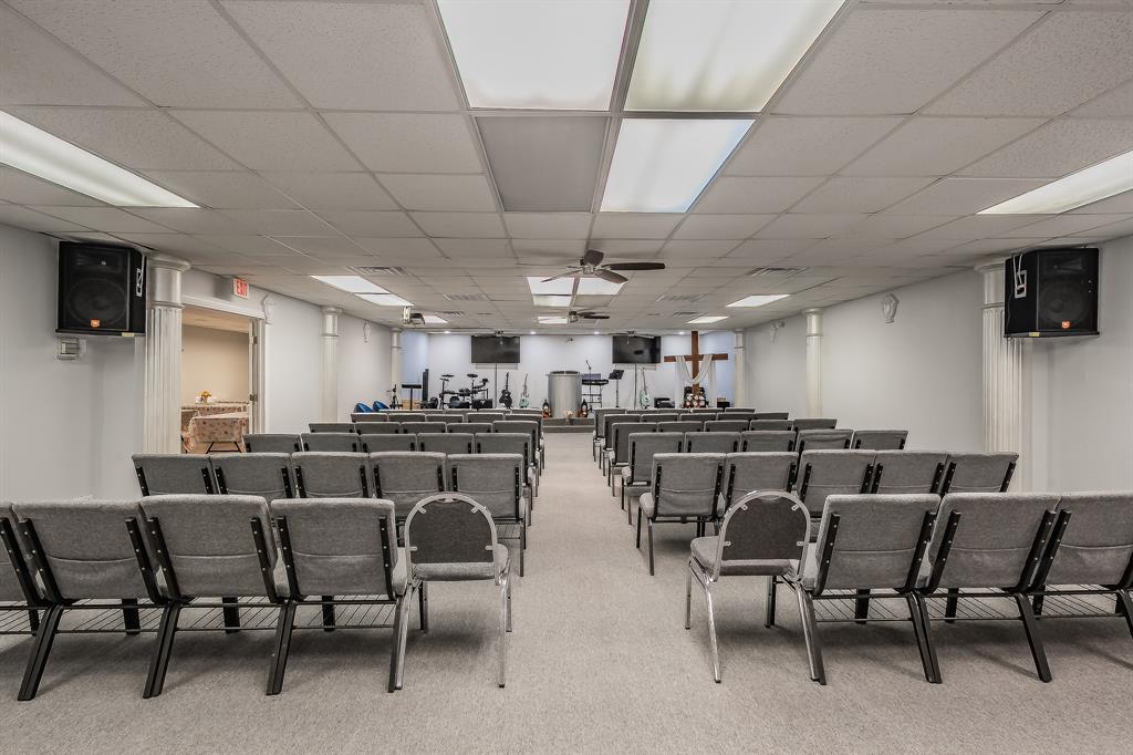 Versatile, Move-In Ready Commercial Property in Fort Worth!!!
Currently set up as a church facility, this well-maintained commercial property offers exceptional flexibility, ample on-site parking, and immediate usability for a variety of owner-users or investors. Ideal for a growing ministry, small business, professional office, event or training center, daycare, or other potential uses, the building features a functional layout that includes three classrooms or offices, a private office, full kitchen, and a spacious fellowship or dining hall. The sanctuary comfortably accommodates 130+ attendees, or the open floor plan can easily be adapted for events, meetings, or reconfigured into additional office space (subject to city approval). Whether you’re a pastor looking for a permanent home for your congregation, a business owner seeking a centrally located owner-occupied space, or an investor looking for a flexible commercial asset, this property offers strong functionality today with room to grow tomorrow. A rare opportunity to acquire a turn-key commercial building in a convenient Fort Worth location.