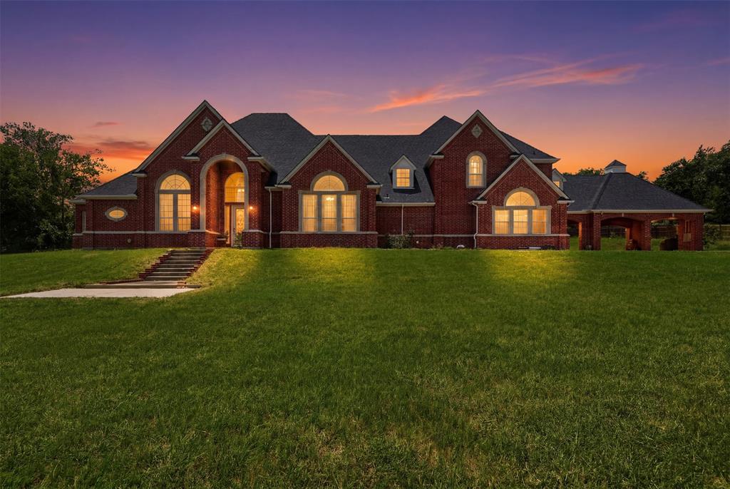 Exceptional custom home in Springtown offering space to entertain, relax, and pursue your hobbies - all with convenient access to Hwy 199 for an easy commute to Fort Worth and the greater DFW area. Inside, soaring 30-foot ceilings and abundant natural light create a grand first impression while multiple living areas provide flexibility for everyday living and entertaining. The thoughtfully designed kitchen is a true gathering space featuring double islands, generous prep space, and views into the main living area.

Unique architectural details set this home apart, including a striking built-in 350-gallon see-through aquarium and a beautiful see-through gas fireplace connecting the formal living and dining rooms. Additional interior spaces include a private office, media room, and relaxing sunroom, while plantation shutters add timeless style throughout.

Step outside to your private backyard retreat complete with a pool and sauna, perfect for relaxing or hosting guests. For those needing serious workspace or storage, the impressive 40’ x 40’ pull-through shop with electricity offers incredible versatility and is ideal for RV storage, projects, equipment, or a home-based business.

This property combines distinctive design, functional space, and exceptional amenities in a peaceful Springtown setting while remaining within easy reach of the conveniences of the DFW metroplex.

Professional photos coming soon!