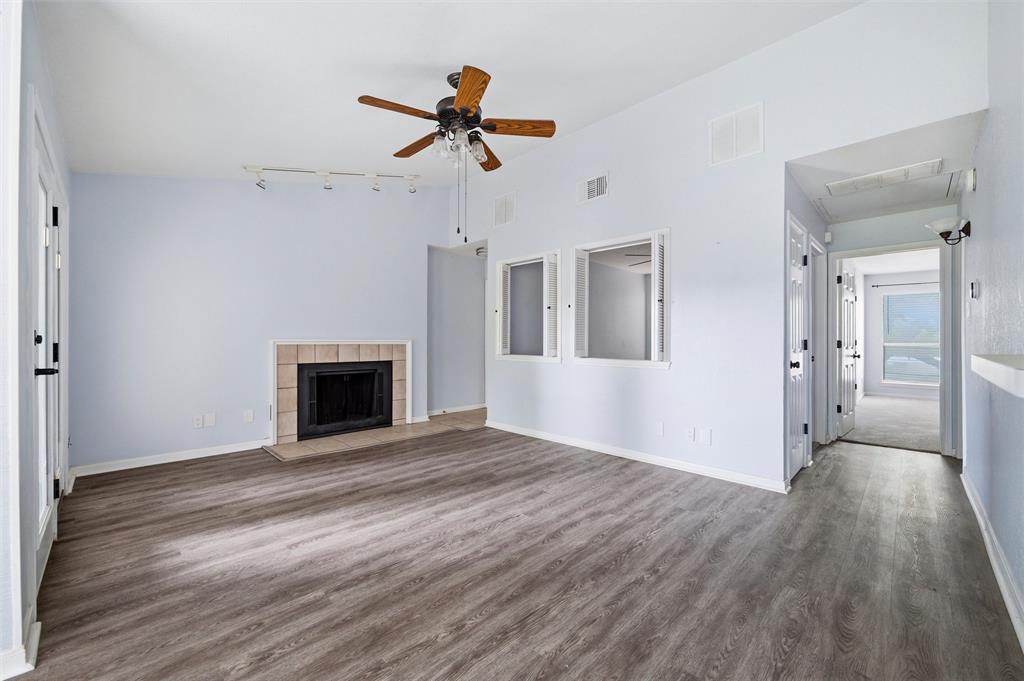 This beautifully remodeled second-floor condo in the desirable Cloisters Condominiums makes you feel right at home the moment you step through the front door. The open and spacious living area features a centrally located fireplace that provides the perfect ambiance and warmth, and it opens up to a private balcony overlooking the community pool. Superbly located, this property offers a relaxing retreat while keeping you just minutes away from major highways, premier entertainment, and exceptional shopping centers.