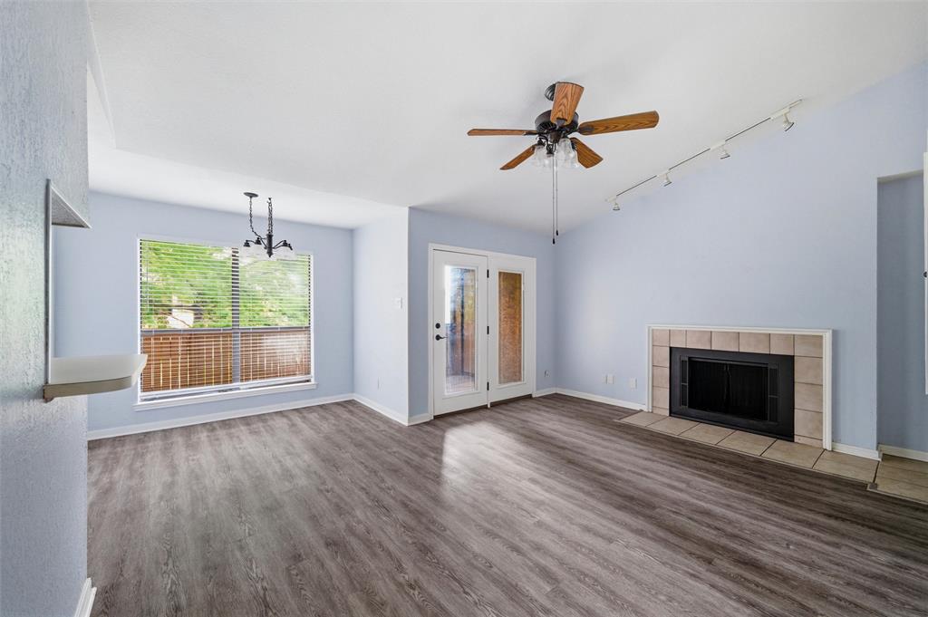 This beautifully remodeled second-floor condo in the desirable Cloisters Condominiums makes you feel right at home the moment you step through the front door. The open and spacious living area features a centrally located fireplace that provides the perfect ambiance and warmth, and it opens up to a private balcony overlooking the community pool. Superbly located, this property offers a relaxing retreat while keeping you just minutes away from major highways, premier entertainment, and exceptional shopping centers.
