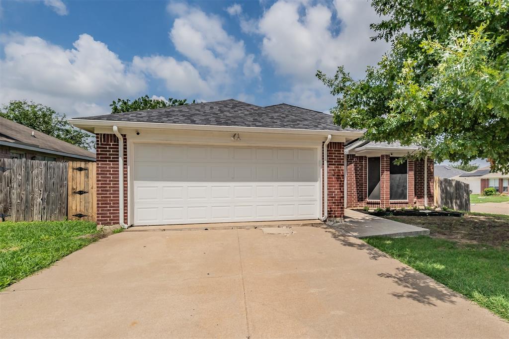 Beautifully maintained 3-bedroom, 2-bath home situated on a spacious corner lot. This property offers a 2-car attached garage, an oversized living room with a wood-burning fireplace and brick hearth, and generous dining options including a breakfast room, breakfast bar, and formal dining area.The home features granite countertops throughout and numerous updates completed in 2022 which include baths, lighting and plumbing fixtures and hardware. The kitchen and living spaces are finished with luxury vinyl plank flooring, while all bedrooms are carpeted for comfort. Ceiling fans are installed throughout the home.The large primary suite includes a garden tub, separate shower, dual sinks, and a walk-in closet. With its thoughtful layout, updated finishes, and inviting living spaces, this home is ready to enjoy.
