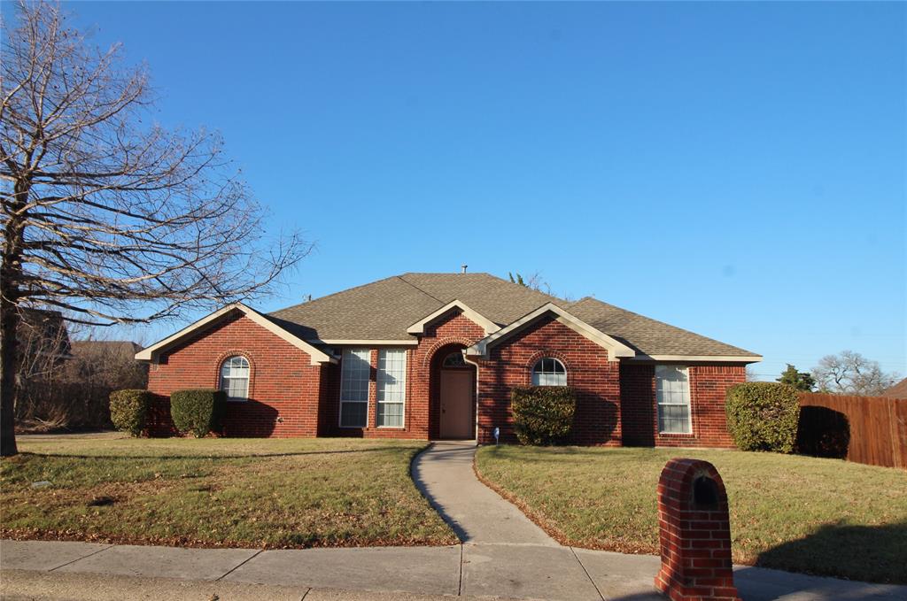 Wonderful 4-2-2 with 2 living & 2 dining areas! Tons of windows provide lots of natural light. Vaulted ceiling and a see through WBFP in the family room. Island kitchen includes a built-in microwave, dishwasher, disposal, flat top stove and refrigerator. Split bedroom design; primary bath features separate vanities, jetted tub, separate shower and walk-in closet. Rear entry garage. Covered patio and storage shed in the fenced backyard.