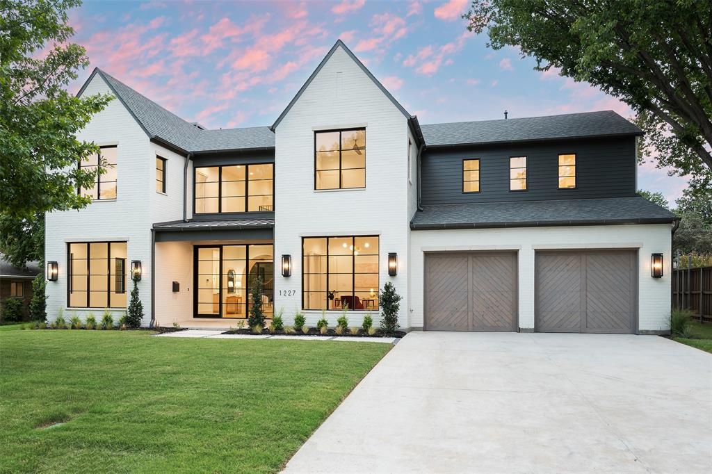 A must-see of contemporary architectural elements and timeless transitional design, located in the coveted neighborhood of The Reservation in Richardson. With tree-lined avenues, Cottonwood Creek, and Mimosa Park, this home captivates all who approach with a striking glass-fronted façade. Be sure not to miss the hidden door in the kitchen to an extraordinary pantry and storage haven. The downstairs unveils a guest suite, home office, and expansive open-concept main living and dining areas, ensuring uninterrupted serenity for both work and rest. Upstairs reveals an inviting game room and four bedrooms, each with its own ensuite bath. A luxurious master bedroom suite has separate vanities and his-and-her walk-in closets. Outside features a covered outdoor living space and access to a pool bath, inviting the inception of an outdoor sanctuary as exceptional as the interior. The spacious 2-car garage can accommodate oversized vehicles, serve as an auxiliary storage space, or even workshop.