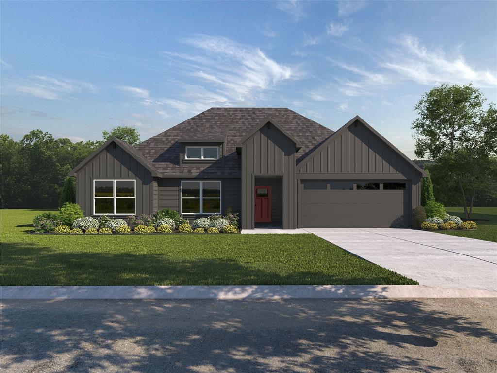 D.R. Horton America's Builder is now selling in the new phase at Sandstone Estates, in Granbury ISD. A fabulous Gated community offering captivating floorplans packed with a host of included features and high-end finishes designed for every stage of life!! Stunning Single Story 4-bedroom Emory floorplan Elevation F, with an estimated summer completion. Open concept Living, Dining and large Chef's Kitchen in the heart of the Home with big Island, Granite Countertops, cabinet hardware, undercabinet lights, pendant lights, tiled backsplash, Stainless Steel Appliances, gas range, and walk-in Pantry. Spacious Living and large Primary Bedroom at the rear of the Home with Quartz Countertops, 5 ft oversized Shower and Walk-in Closet. Designer pkg including quartz Countertops in secondary bath, tiled Entry, Halls, Living, Dining and Wet areas plus Home is Connected Smart Home Technology. Covered back Patio, partial guttering, Garage Door Opener, 6 ft fenced Backyard, Landscaping pkg, Sprinkler System and more! Don't miss your chance to live in a luxurious gated community with a strong sense of community and convenient access to all that Granbury has to offer.