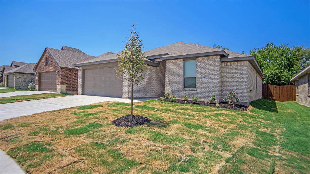 Beautifully Crafted 3 Bed 2 Bath 2 Car garage New Home Build in Fort Worth! Interior features an open concept kitchen with breakfast bar and Fridge included! Dining area off kitchen and Spacious living area with laminate wood flooring. Walk in the closet and phenomenal layout and 2 Spacious bedrooms. Fenced backyard, 2 car garage. Close to schools, highways and shopping!