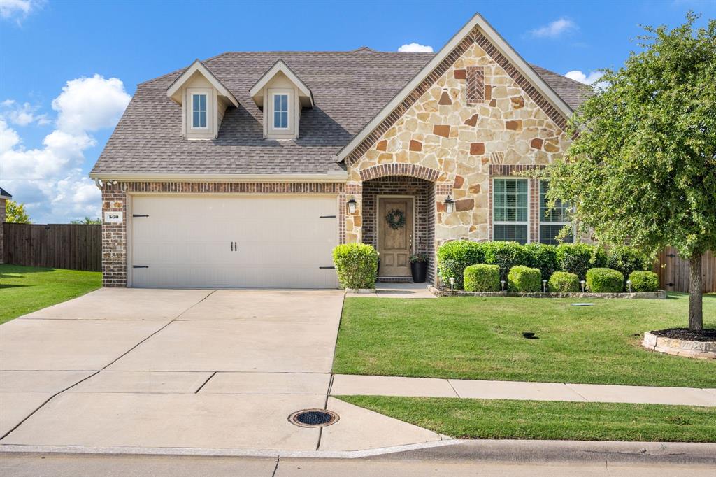*Lender-Paid 1-0 Buydown Incentive Available*

Built in 2017 and perfectly positioned on an oversized 70x155 lot in sought-after Woodridge Estates, this single story 3 bed, 2 bath home offers the ideal blend of comfort, style, and functionality. Enjoy easy access to the community pool in the summer or biking to the neighborhood elementary school. Step inside to discover an inviting open-concept layout designed for both everyday living and effortless entertaining. The stunning kitchen features crisp white cabinetry, beautiful neutral granite countertops, oversized pantry, and seamless views into the spacious family room and dining area—the true heart of the home.

The primary suite offers plenty of room for a private sitting area, while the spa-inspired bath includes a soaking tub, separate vanities, and an expansive walk-in closet. Step outside to your CUSTOM BUILT SCREENED AND COVERED PATIO featuring vaulted ceilings, creating the perfect outdoor retreat for relaxing evenings, entertaining guests, or enjoying breathtaking Texas sunsets year-round. The recently stained privacy fence frames the massive backyard, offering endless possibilities for play, gardening, a future pool, or anything you can dream up. Roof recently replacaed, meticulously maintained home. This is the kind of home that truly has space for it all.