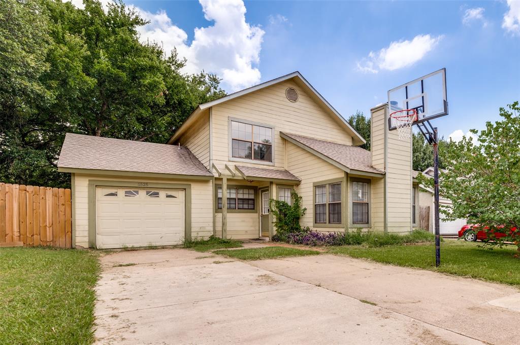 An investor’s dream property or the perfect multi-generational home! This versatile 1,803 sq. ft. property boasts major high-ticket updates, including a hot water heater, a dishwasher, along with a complete roof replacement in 2016. The highly functional layout features two primary bedrooms, each equipped with its own spacious walk-in closet and dedicated dressing areas in the full bathrooms for maximum privacy and convenience. Natural light floods the home through two  skylights, creating a bright and welcoming atmosphere. The main living space flows effortlessly into a charming breakfast nook for casual dining. Situated in a prime Southeast Arlington location, you will enjoy unbeatable convenience with quick access to major highways, Parks of Arlington Mall, Six Flags Over Texas and Globe Life Field.  Whether you are looking to expand your rental portfolio or find a spacious property with a fantastic footprint.