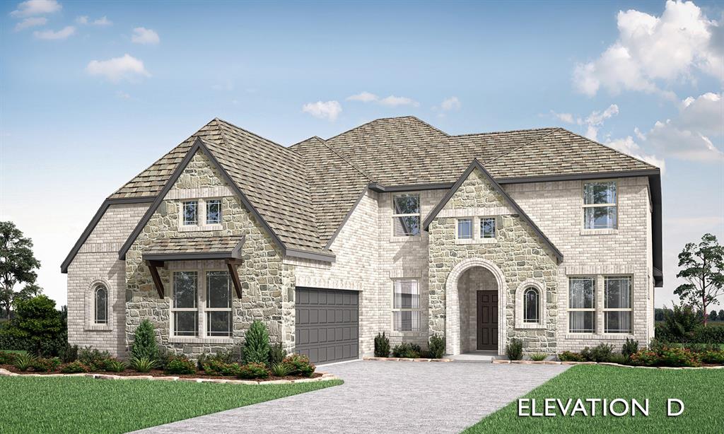 NEW! NEVER LIVED IN. The Seaberry II holds transitional living spaces among 4 large bedrooms and 4 baths (2 up, 2 down). Soaring ceilings, wide hallways, extensive windows, 8' doors throughout, an exposed second floor and staircase, and a gourmet kitchen define the central living space - drenched in laminate floors, custom cabinetry, with quartz surfaces, and upgraded kitchen backsplash opposite a stone-to-ceiling fireplace. Fully-equipped to whip up any meal, the kitchen comes with all the necessities: oven and microwave cabinet, 5-burner cooktop sitting flush above deep cookware drawers, a wood vent hood, a trash pull-out drawer, Delta faucet at a single-bowl sink, and a sizeable walk-in pantry parallel to the butler's pantry that connect to the formal dining room - all with soft-close drawers! Set in the rear, the primary shares NO WALLS with the rest of the home and has peaceful backyard views from a window seat. Plenty of room given for a king-bed set between two picture windows, and the bathroom checks all the boxes with an L-shaped vanity that provides individual spaces for two, a deck-mount tub surrounded in Level 4 tile, and a separate shower with seat and more tile upgrades! Additional upgrades include Home Pro Media Package for the media room (screen-4K projector-surround sound), outlets placed for TVs, patterned tile in the mud room, glass French doors at the study, gutters, blinds, EV charging outlet, upgraded exterior selections, cabinets added to mud room AND MUCH MORE! Call Bloomfield to discover all this home offers.
