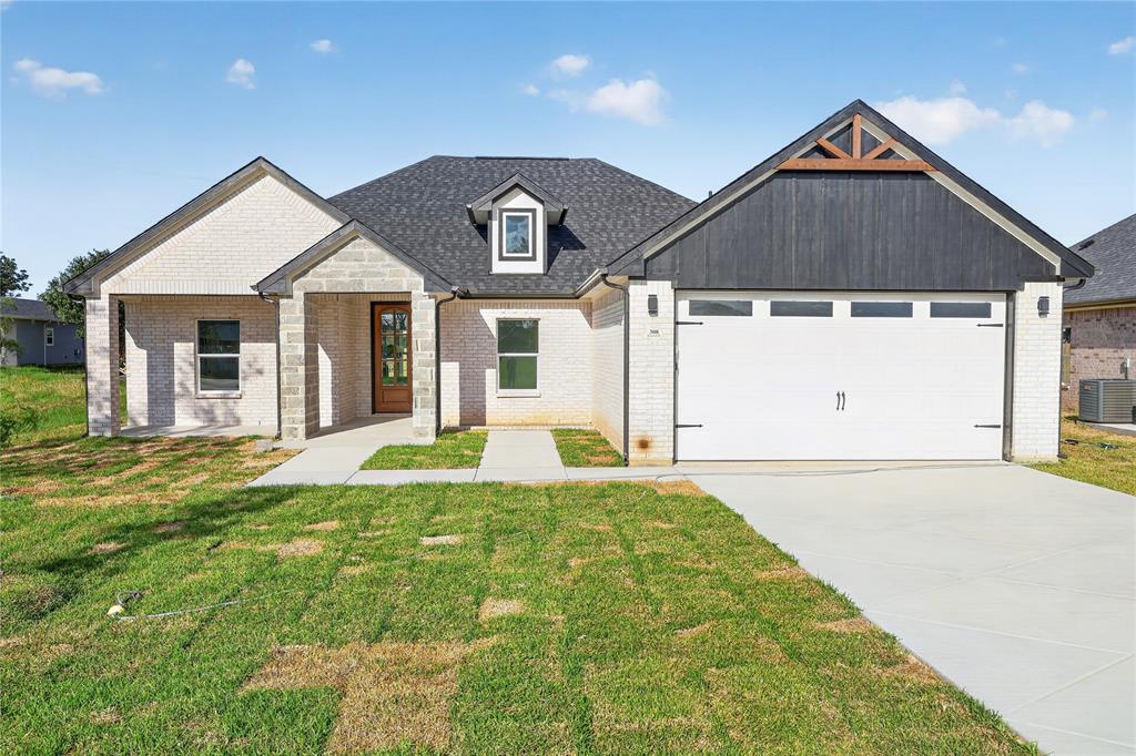 Welcome home to this beautifully crafted new build, just minutes from Barrel City's Main St with its family-friendly shops and restaurants, and a short drive to the boat ramp leading out to the 32,873 acres Cedar Creek Lake has to offer! The home features vinyl plank flooring throughout and a stunning chef's kitchen with white shaker cabinetry, an emerald-green island, quartz countertops, a custom wood vent hood, tile backsplash and stainless steel appliances. The open living room wows with a crisscross wood-beam ceiling, a shiplap electric fireplace with wood mantel, floating shelves, and a built-in entry mudroom cubby. Pendant lighting, recessed lighting and ceiling fans run throughout, with green shiplap accent walls adding warmth and character. The primary suite offers a wood-beam tray ceiling, a walk-in closet with custom built-ins, and a glass-tile walk-in shower and dual-sink vanity. Additional highlights include a utility room with built-in cabinets and a sink, a walk-in pantry with custom shelving, secondary bedrooms with walk-in closets, and an epoxy-floor garage with built-in storage. Don't miss this move-in ready gem near the lake! CHECK OUT THE PROPERTY NEXT DOOR AS WELL!