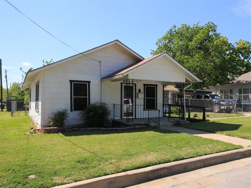 Charming and recently updated 3-bedroom, 2-bath home situated on a desirable corner lot in Fort Worth. This move-in ready property features a light and bright interior with neutral tones and durable flooring throughout the main living areas. The spacious living room offers plenty of natural light and flexibility for both everyday living and entertaining.

The updated kitchen and bathrooms showcase modern finishes, including updated cabinetry, countertops, fixtures, and lighting. Both bathrooms have been refreshed with clean, contemporary design elements, creating a comfortable and inviting feel.

Outside, the large backyard provides ample space for outdoor activities, pets, or future improvements, and includes a storage building for added convenience. The property also features off-street parking with a covered carport and detached garage.

Conveniently located with easy access to major roadways, shopping, dining, and local amenities. This home offers a great opportunity for owner-occupants or investors seeking a well-maintained property.

Buyer and buyer’s agent to verify all information, including square footage, schools, and property details.
