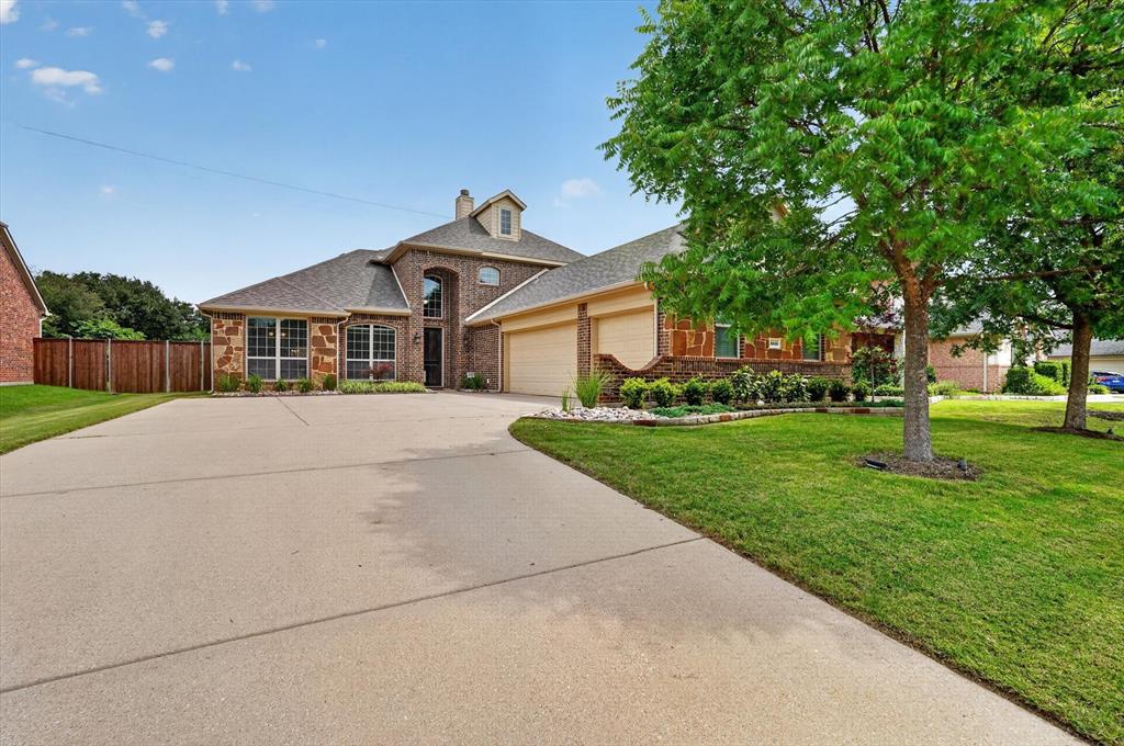 Welcome home to this delightful four bedroom, three bathroom gem nestled on a quiet cul de sac in the heart of Sachse. If you've been searching for a home that checks every box while sitting pretty in one of the most sought-after neighborhoods in the area, your house hunt just got a whole lot shorter.  Step inside and discover a thoughtfully designed layout that balances everyday comfort with room to entertain. The primary bedroom offers a true retreat, while three additional bedrooms provide generous space for guests, hobbies, or a home office you've been dreaming about. Three full bathrooms mean no morning traffic jams.  The outdoor space is where this property truly shines. A spacious backyard invites weekend barbecues, gardening adventures, and lazy afternoons soaking up the Texas sunshine. Whether you're hosting friends or simply enjoying a quiet evening under the stars, this backyard delivers the kind of living that makes neighbors jealous.  Parking is a breeze with a generous garage setup that keeps your vehicles protected from the elements. The surrounding neighborhood boasts tree lined streets, friendly faces, and a welcoming community atmosphere that makes coming home feel like a daily celebration. Nearby shopping, dining, parks, and top-rated schools put everyday conveniences right at your fingertips, while easy access to major roadways keeps the rest of the metroplex well within reach.
Don't let this one slip away, schedule your showing today and see why Sachse living is simply unmatched.