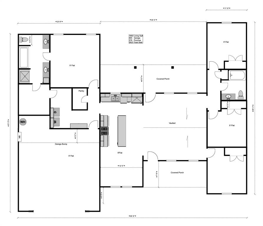 Welcome to this beautifully crafted new construction home that blends style, comfort, and efficiency. This 4 bedroom, 2 bathroom home has high end finishes throughout, including granite countertops, vinyl plank flooring, and energy efficient LED lighting. Spray foam insulation helps keep utility costs down while maintaining year round comfort. The main living area has vaulted ceilings that add an open, airy feel that makes the space feel even larger and more inviting. The spacious 2 car garage offers plenty of room for vehicles and extra storage. Situated in a desirable neighborhood with curb and gutter frontage, this home offers city water and sewer and is located less than one block from a beautiful city park. The privacy fenced backyard provides the perfect space for relaxing, entertaining, or letting kids and pets play safely. Completion end of November.