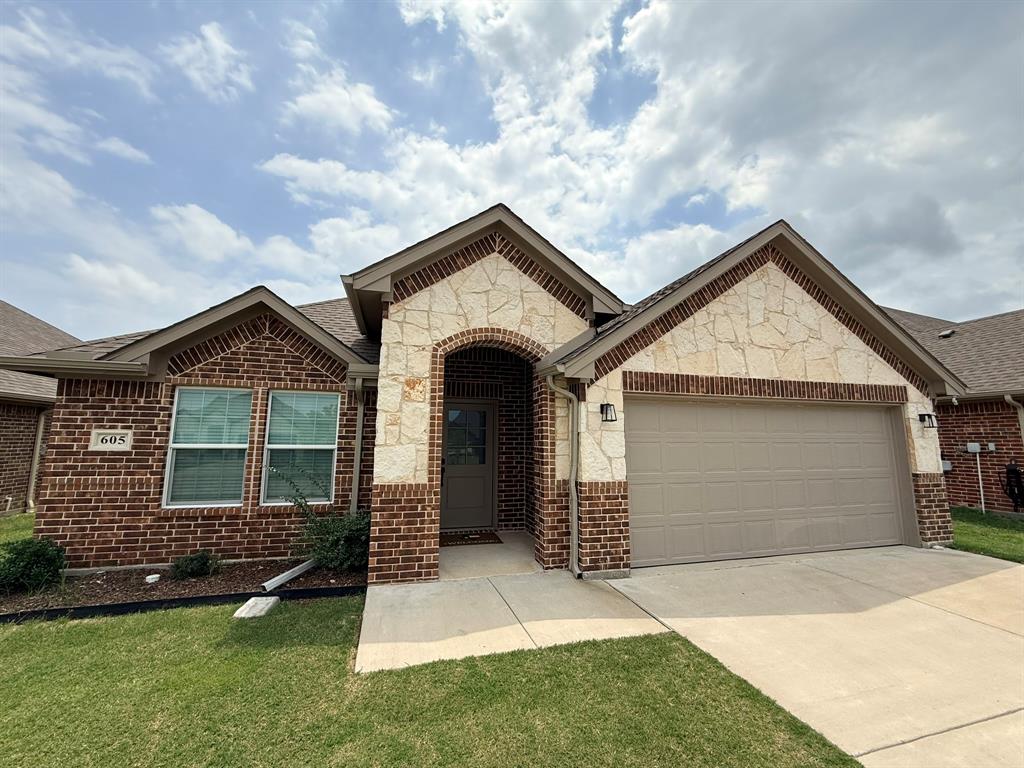 Nearly new, well-maintained 3-bedroom, 2-bath home in the desirable Stonewood Estates community features durable luxury vinyl plank flooring throughout, granite countertops, under-cabinet lighting, ceiling fans in every room, custom blinds, a frameless glass shower, and pre-wiring for wall-mounted TVs. Additional upgrades include a covered back patio, sprinkler system, gutters, and a stained privacy fence.

Residents enjoy access to the newly completed neighborhood park and convenient connectivity with AT&T Fiber and Spectrum services available. Ideally located just minutes from I-30, shopping, dining, and everyday conveniences. Don't miss this turnkey investment opportunity in one of Greenville's growing premier communities.