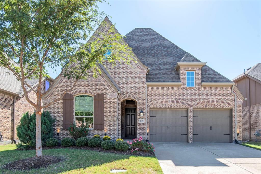 Gorgeous Highland Home, shows like new with open floor plan and high ceilings.  Kitchen, dining and living room form one large space.  White cabinets, stainless steel appliances, gas cooktop and large island in kitchen.  Large living room with corner fireplace.  Engineered wood floors through out home with tile in bathrooms and carpet in bedrooms. Master is huge with ensuite bath, vanities separated by make-up vanity, separate tub with see thru shower.  The largest secondary bedroom has walk in closet and window and is now used as an office.  Other secondary bedrooms also have nice walk in closets.  Covered patio in rear of perfect for watching TV or just handing out.  This home has the perfect floor plan with large kitchen and living areas.  Yorktown is a very quiet street, few homes and then a turn around.  Liberty is a great community with many amenities and great neighbors.  Melissa school district is outstanding where kids thrive.