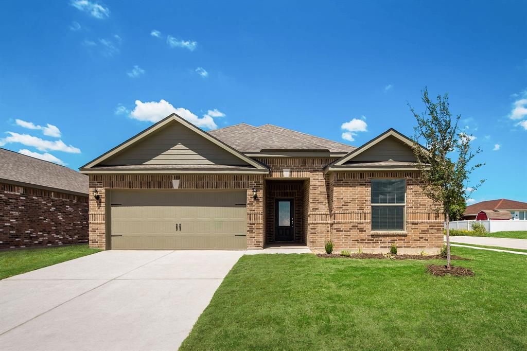 This incredible single-story home is bursting with charm and plenty of space. Inside this new construction home in Anna, you will find four bedrooms, two full baths and a spacious, open layout. The family room is open to the kitchen and dining room creating the perfect space for entertaining. Another popular feature of this home is the private master suite that features a stunning en-suite bathroom. This home comes complete with designer-selected upgrades included at no extra cost such as a full suite of energy-efficient kitchen appliances, granite countertops, oversized wood cabinetry, two-inch faux wood blinds installed on all operable windows and more.