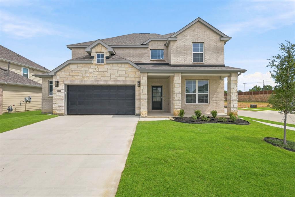 Love where you live in Rocky Creek Crossing in Ft. Worth, TX! Now featuring Legend’s NEW Smart Home package and Reserve Series Design Collection! The Hawthorn floor plan is a spacious 2-story home, with soaring ceilings, and features 5 bedrooms (2 down, 3 up), 4.5 bathrooms, a game room, and a 2.5-car garage. This home has it all, including privacy blinds and vinyl plank flooring throughout the common areas. The gourmet kitchen is sure to please with 42-inch cabinetry, silestone countertops, and stainless-steel appliances! Retreat to the first-floor Owner's Suite featuring a beautiful bay window, double sinks with silestone countertops, a separate tub and shower, and a walk-in closet. Enjoy the great outdoors with a covered patio! Don't miss your opportunity to call Rocky Creek Crossing home, schedule a visit today!