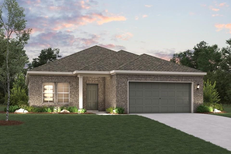 Looking for a stylish single-story plan? You’ve found it with the Champlain! The entry of this charming home leads past a private study and back into a welcoming open-concept plan. A kitchen with an island and a walk-in pantry flows seamlessly into a dining area and a great room, which provides access to the covered patio. The primary suite is secluded at the back of the home, showcasing a large walk-in closet and an attached bath. Perfectly positioned in Alvarado, Lone Oak offers everyday convenience close to shopping, dining, and quality schools, with easy access to downtown Fort Worth. Natural beauty and modern living meet at this community, which is full of open green spaces, scenic ponds, and plenty of trails that invite residents to slow down and enjoy the outdoors. Planned amenities set the tone for a resort-style lifestyle—whether it’s cooling off in the sparkling pool, enjoying a casual game on the sports fields, or unwinding at the contemporary amenity center. Est. September completion!