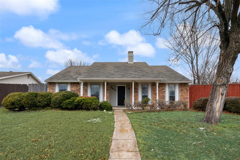 You’ll feel right at home in this welcoming single-story residence, ideally situated on a private corner lot within a well-established Allen community. The thoughtfully designed floor plan offers a perfect balance for everyday living and entertaining guests. The family room invites you to make beautiful memories, featuring a cozy wood-burning fireplace, while a dedicated dining area provides an excellent setting for family celebrations or dinner parties. The chef in your family will enjoy preparing meals in the kitchen, featuring quartz counters and crisp white cabinetry complemented by stainless steel appliances, including a brand-new electric range and dishwasher. The spacious primary suite, with dual closets, serves as a quiet retreat to unwind at the end of the day, while the secondary bedrooms are comfortably sized. The home has been freshly painted and has no carpet anywhere. The private backyard provides plenty of space to create an outdoor setting that fits your lifestyle best—whether it’s a sports court, play area, or garden, the possibilities are endless. No pesky HOA. Served by Allen ISD, this home is ideally positioned for educational excellence, with the elementary and middle schools located just down the street within walking distance, and the freshman center and high schools only minutes away. Enjoy low property taxes at just 1.7% and an excellent and rapidly appreciating location with easy access to Highway 75 and an abundance of shops, restaurants and recreation nearby.