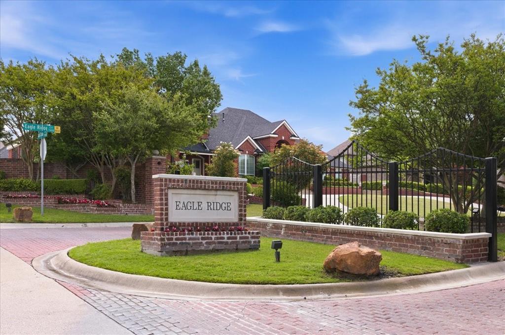 Best buy in Eagle Ridge at Eagle Mountain Lake! Beautiful custom home neighborhood with one entry access.  The perfect combination! 4 bedrooms, 3 full baths! Vacant, updated and move-in ready! Wood floors on the entire first floor and rich moldings. Formal living area and dining room- is a open and large flexible space. Kitchen updates with quartz countertops, new downdraft gas cooktop, updated microwave and convection oven. Pretty island kitchen is open to the main living space. Living area has a fireplace and is spacious for any furniture arrangement. A study with french doors is off the entry. The primary suite is large enough to have a sitting area.  There are two walk in closets, dual sinks, separate tub and shower. A secondary bedroom upstairs is enormous and could be a 3rd living area, gameroom or media space. Back yard entertaining living area is 25x18 plus a covered patio. Brand new carpet in other areas, whole house painted Dec 2025, updated water heater, 2 high efficiency wifi enable AC units. Programable thermostats, front and back patios, attic access from upstairs hallway. Fenced utility area for storage, small storage sheds remain, raised beds. For lake access, dock, launch, pickleball, etc you may join the voluntary HOA called Lake Country Property Owners Association.