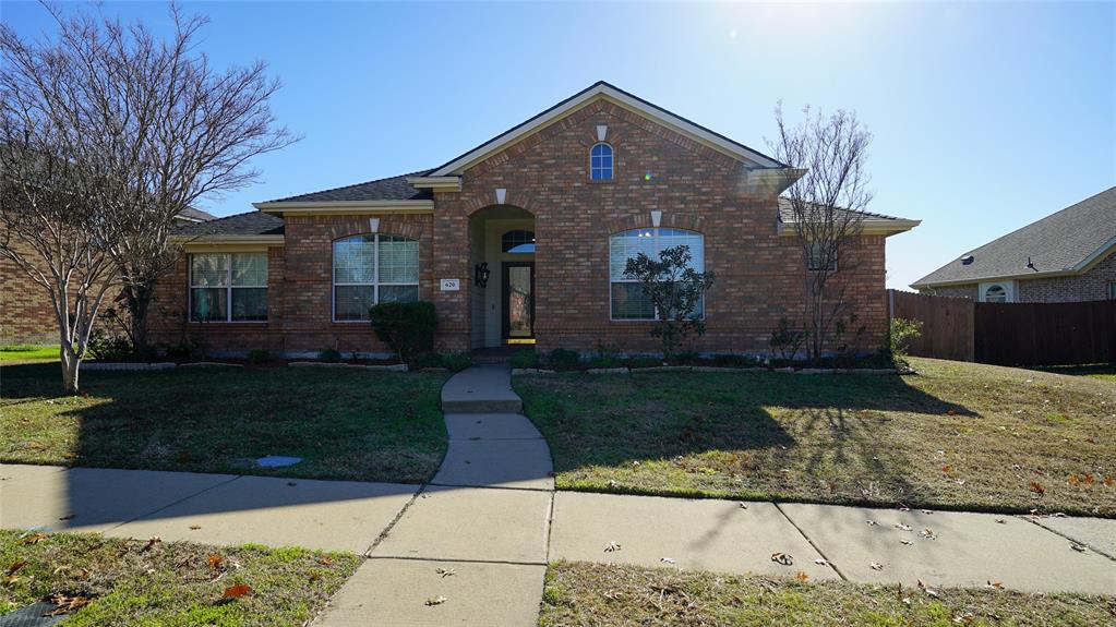 4 BEDROOM 1 STORY HOME! This open concept allows you all the space you've been looking for and split bedrooms for privacy! You won't be disappointed with the floor plan! As you drive up, you'll notice the great custom entry door, so easy to love. You'll be able to make your yard beautiful with the sprinkler system! This home boasts 2 gorgeous living areas, 2 dining spaces, all 4 bedrooms are roomy, AND the closet space is unbelievable! The Master Suite is one you want to see in person! It will be so easy to make this house your home and have loved ones and friends over to visit. Did I mention the community pool and playground? You can have the fun of a pool without the maintenance! You can't beat that!