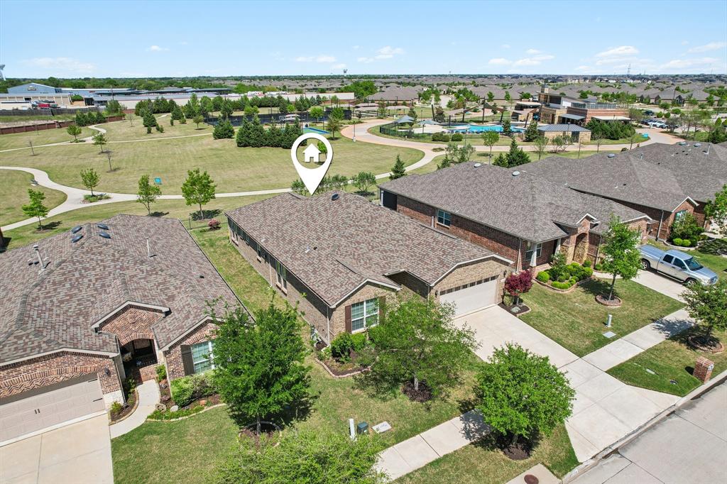 RARE OPPORTUNITY to own a home with a view to the greenbelt from your extended covered patio in this vibrant over-55 Del Webb community.    Experience this meticulously maintained gem, perfectly positioned for both relaxation and an active lifestyle. Enjoy morning coffee on your covered patio, featuring a beautiful view of the greenbelt.

Home Highlights:

Sought after Abbeybille floor plan 

Move-In Ready: Features new carpet in all bedrooms and a pristine interior.

Smart Upgrades: Tempered glass windows on the west side provide enhanced durability and energy efficiency.

Ample Space: An extended garage offers extra room for a workshop, golf cart, or storage.

Prime Location: Just a short walk to the clubhouse and pickleball courts.

This home combines peace and quiet with easy access to the community's best amenities. Schedule your showing today!