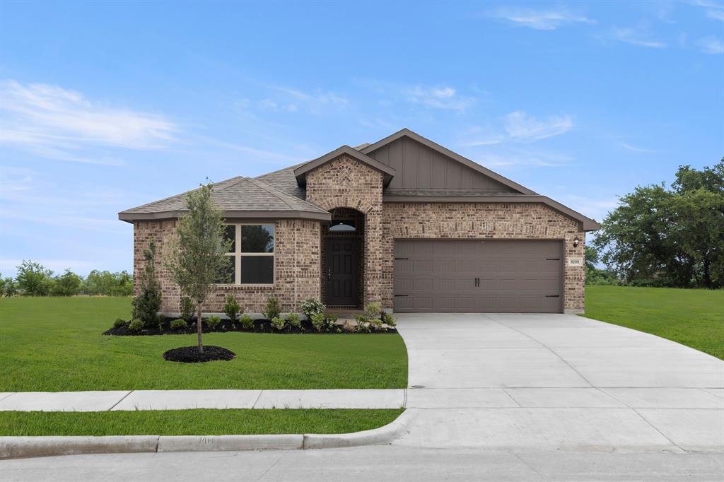 MLS# 21269718
 - Built by Impression Homes - Ready Now! ~ Traditional single-family in Belmont offering 1,770 sq ft with 3 bedrooms and 2 full baths. Open floorplan features an eat-in kitchen with island, adjacent dining and living areas, and a covered patio. Two-car garage, slab foundation, composition roof, carpet and ceramic tile flooring. Located in Aubrey ISD (Jackie Fuller Elementary, Aubrey Middle, Aubrey High). Construction complete.