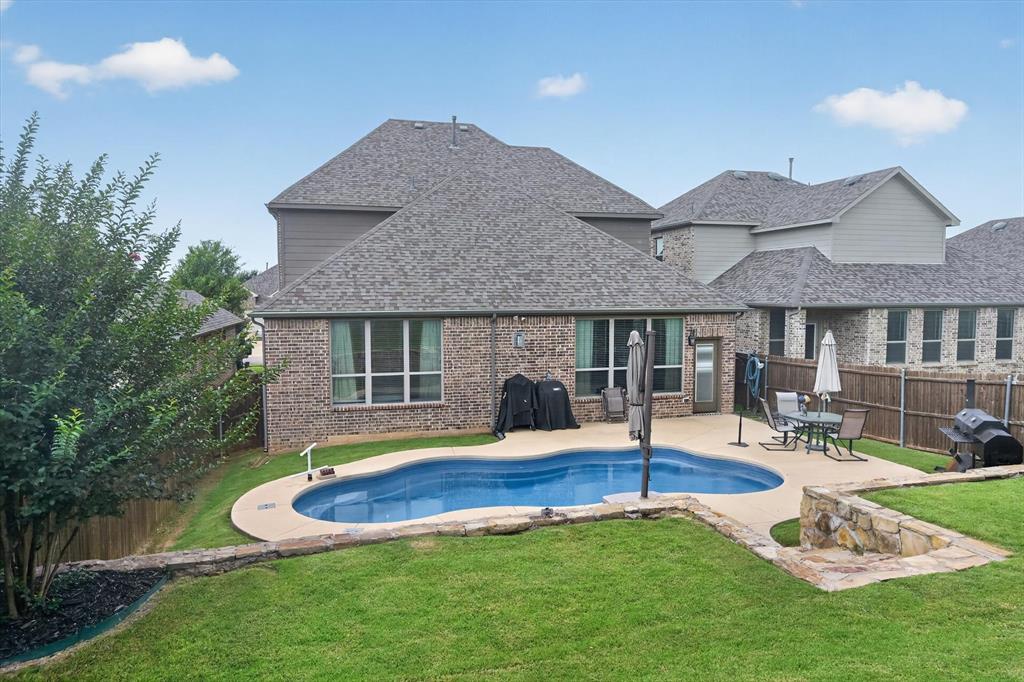 2728 Country Church Road · McKinney, TX 75071
4 Bed · 3.5 Bath · 3,337 Sq Ft · Pool · Prosper ISD · $635,000
* $10,000 in Buyer Concessions Available *
Welcome to Timberridge, one of McKinney's best-kept secrets, and one of its best values.
This 2018-built home delivers 3,337 sq ft of thoughtfully designed living space in a boutique community of just 100 homes. The grand entry opens to a chef's kitchen flowing into a spacious family room with gas fireplace, anchored by laminate hardwood floors and finished with the kind of details that make a house feel like home the moment you walk in.
The main-level primary suite is a true retreat: generous proportions, garden tub, and a layout that means you'll never climb stairs at the end of a long day. Upstairs, a game room and three additional bedrooms give everyone their own space. The private study is freshly painted and home-office ready. Four bedrooms, 3.5 baths, and a floor plan that works as hard as you do.
Sellers have invested well: private pool with professional landscaping and stone edging, epoxy garage floors, floored walk-in attic storage, and fresh interior paint. Move-in ready isn't a phrase here, it's the reality.
Step outside and your pool awaits. The backyard is finished with professional landscaping and stone edging that frames the space beautifully. Adjacent to open countryside with room to breathe.
Zoned to Prosper ISD including the brand-new Walnut Grove High School. NO City Tax. NO MUD or PID. Low HOA. Easy access to US-380, the Tollway, and Preston Rd. The future 380 Bypass makes this already-convenient location even stronger.
Up to $10,000 in buyer concessions available, apply toward closing costs or a rate buy-down. Rare. Refined. Ready.
